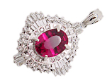 Pt900 ピンクトルマリンリング t5.95ct D1.23ct 14.1g